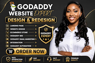 design godaddy website redesign godaddy website design develop godaddy