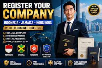 register company in indonesia jamaica hong kong with eu nominee