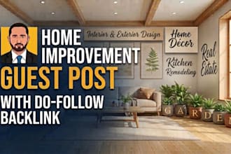 publish home improvement guest post with dofollow backlink