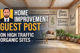 publish high da home improvement and home decor guest post