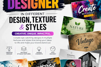 expert designer and design design for various texture