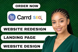 design or redesign a carrd or clickfunnels landing page and website