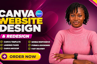 do canva website design, canva website redesign, canva landing page