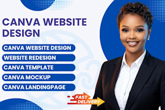 do canva website design, canva website redesign, canva landing page