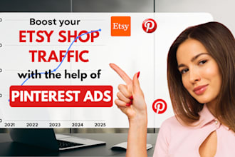 be your pinterest marketing manager and seo expert for your etsy shop