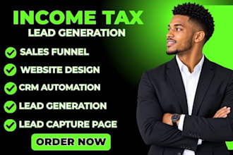 income tax leads website logo finance website bookkeeping irs income tax leads