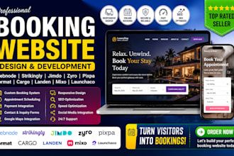 build webnode  jimdo zyro pixpa format cargo landen launchaco booking website