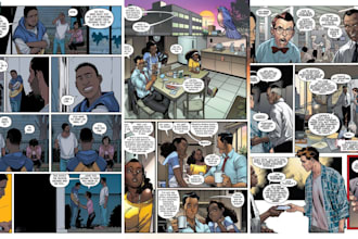 comic page comic book manga artist comic illustration comic strip graphic novel