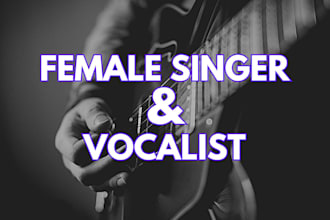 be your female edm singer songwriter female vocalist female edm vocalist