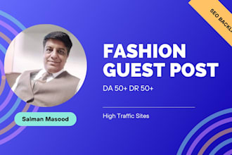provide fashion backlinks through fashion guest post