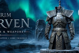 create custom armor and weapon mods for skyrim se