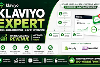 be your klaviyo expert for flows, email marketing and shopify integration