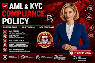 write your msb aml compliance policy and kyc procedures fincen registration