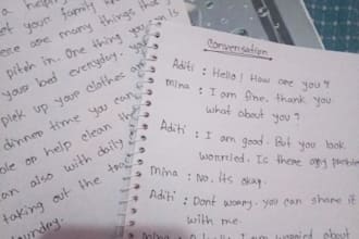 write anything with beautiful handwriting