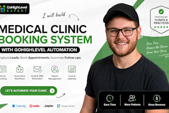 build gohighlevel medical clinic funnel ghl booking with highlevel automation