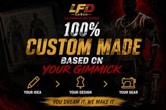 create custom professional wrestling gear