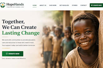 build squarespace nonprofit website charity donation fundraising ngo website