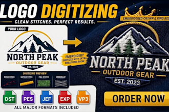 digitize logo for embroidery into dst pes jef exp vp3 emb embroidery files