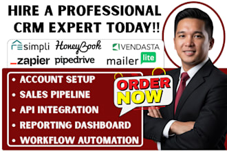 setup pipedrive resimpli honeybook vendasta mailerlite appointy zapier workflow