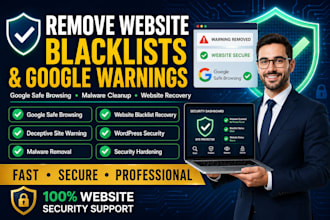 remove google safe browsing warnings and fix website blacklist issues