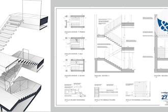 design photorealistic 3d staircase models and luxury stair interiors