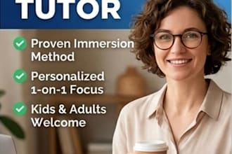 be your private tutor for spanish grammar and conversation
