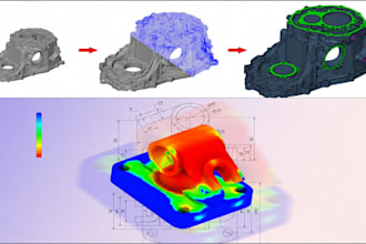 fix cad models repair stl scans, with cleanup reverse engineering dfm, fea, cfd