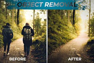 remove objects, people or background items from photo