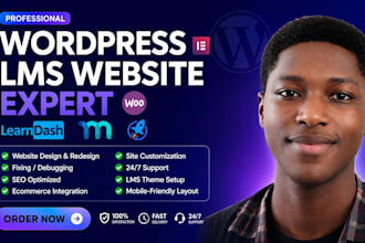 build lms website subscription website using learndash, lifterlms, memberpress