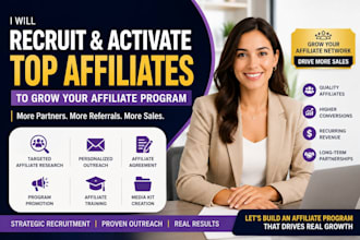 recruit quality affiliates for your saas shopify or ecommerce business
