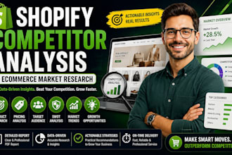 do shopify competitor analysis and ecommerce market research