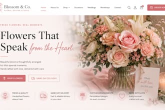 build squarespace florist website flower shop website bouquet delivery website