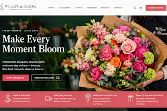 build squarespace florist website flower shop website bouquet delivery website