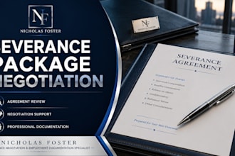 negotiate your severance package documentation and agreement