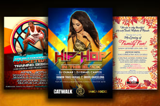 design an amazing flyer, poster or banner