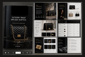 design professional magazine, flipbook, lookbook, interactive PDF catalog
