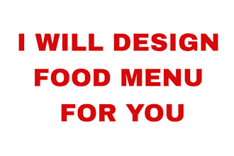 design modern food menu restaurant cafe bar takeaway menu in canva PDF