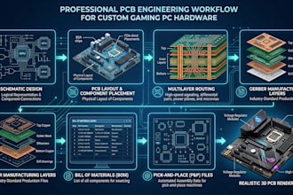 custom pcb for gaming PC, custom PC, and computer hardware