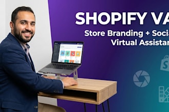 be your shopify virtual assistant, store manager, social media VA