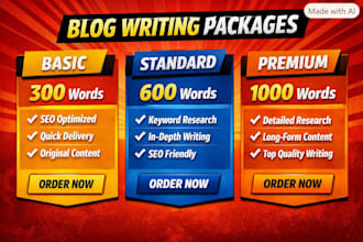 write SEO friendly blog posts
