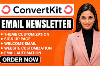 setup convertkit newsletter kit landing page convertkit email sequence expert