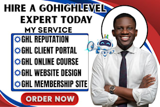 build gohighlevel membership website online course client portal ghl reputation