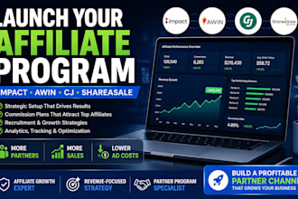 launch and grow your affiliate program on impact awin cj or shareasale