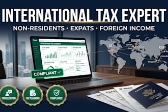 international tax consulting, filling for non us residents, and foreign income