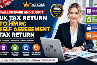 prepare and submit your UK self assessment tax return to hmrc