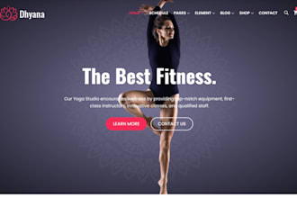 design wix yoga studio website yoga instructor wellness booking website