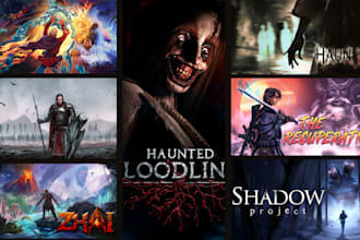 design professional steam capsule art game steam capsule banner illustration