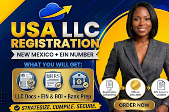 do new mexico llc formation, llc registration, ein number for non us resident