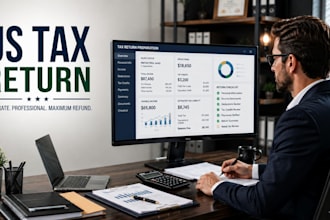 prepare your US tax return, 1040, self employed