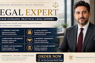 be your civil lawyer for property, business, employment, and contract lawsuits